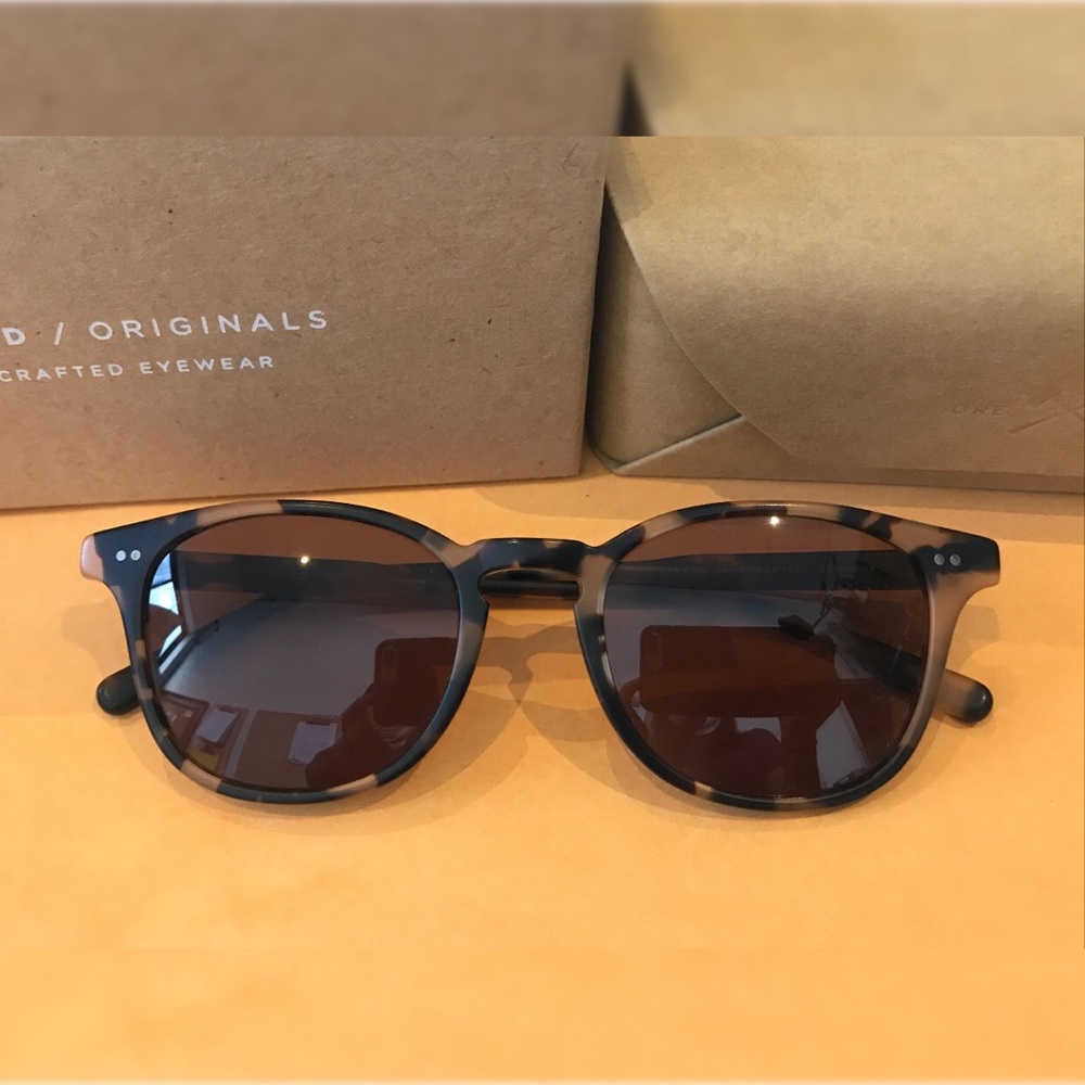 Shwood- Kennedy Matte Havana Brown
